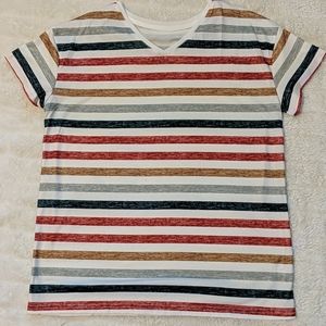 NWOT Casual Striped T-shirt